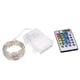 thumbnail image 2 of Luz de cadena RGB Tomshine con cable Flexible de Control remoto 5M / 16.4FT 50 LEDs con batería IP4 Tomshine Cadena de luz, 2 of 7