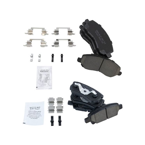 Brake Pad Set Compatible with 2007 2017 Jeep Patriot 2008 2009 2010