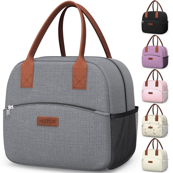 Bolsa Térmica HOTOR Resistente y Aislante 12L Gris para Adultos