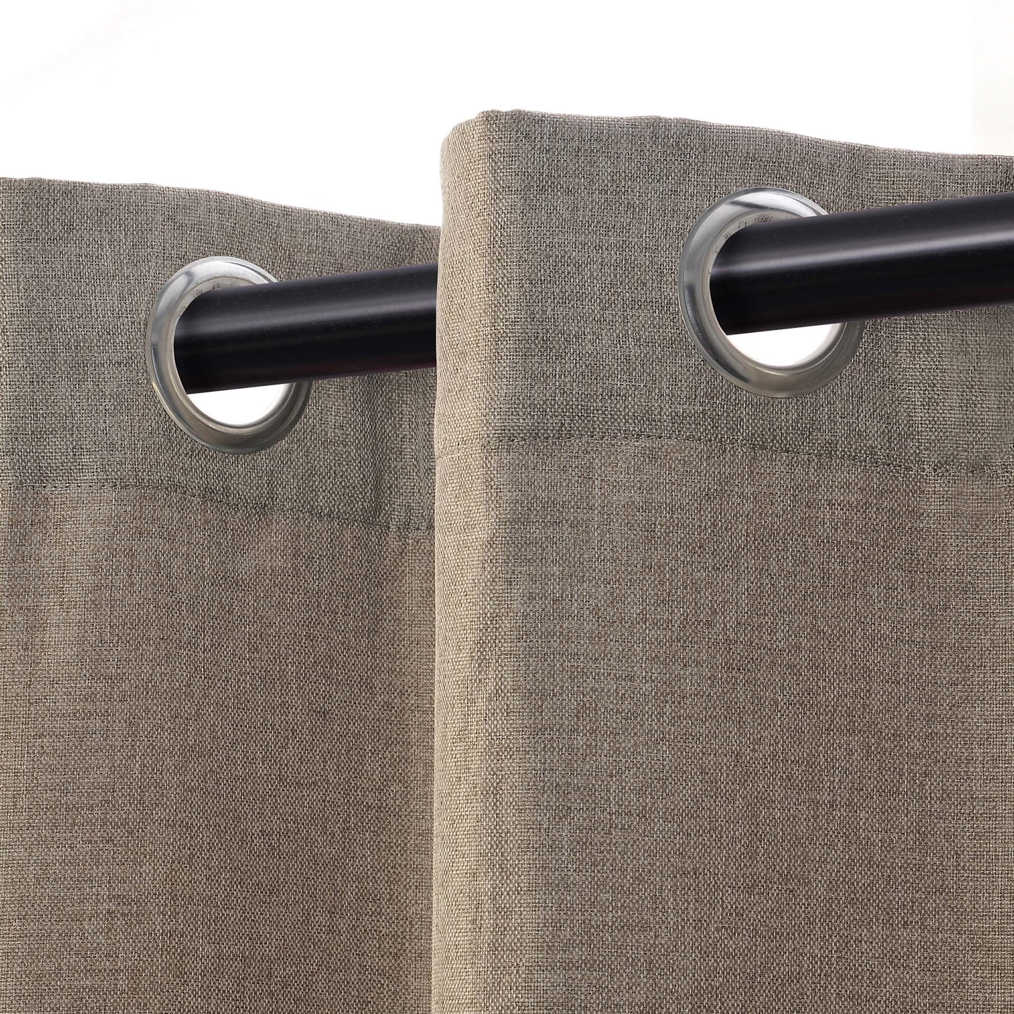 Linen Blackout 2 Panel Curtains