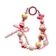 thumbnail image 4 of Llavero con cuentas, decoración de llavero, moda, adorno, pulsera, llavero de coche para niñas, niños, mujeres, regalo de recuerdo de fiesta rosa, 4 of 9