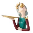 thumbnail image 2 of Bonita estatua de bandeja para llaves de almacenamiento de escultura de  gris Gloria Escultura de escritorio, 2 of 9