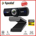 thumbnail image 2 of Spedal MF934 USB Webcam 1080P HD 60fps With Microphone Cam Software, 2 of 9