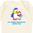thumbnail image 4 of Inktastic My Great Grandma Loves Me Cute Penguins Boys or Girls Long Sleeve Baby Bodysuit, 4 of 5