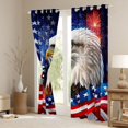 thumbnail image 3 of Manfei Usa Flag Eagle Blackout Curtains,250 Years Anniversary Fireworks Curtains Pack of 2 (42x84 Each), 3 of 7