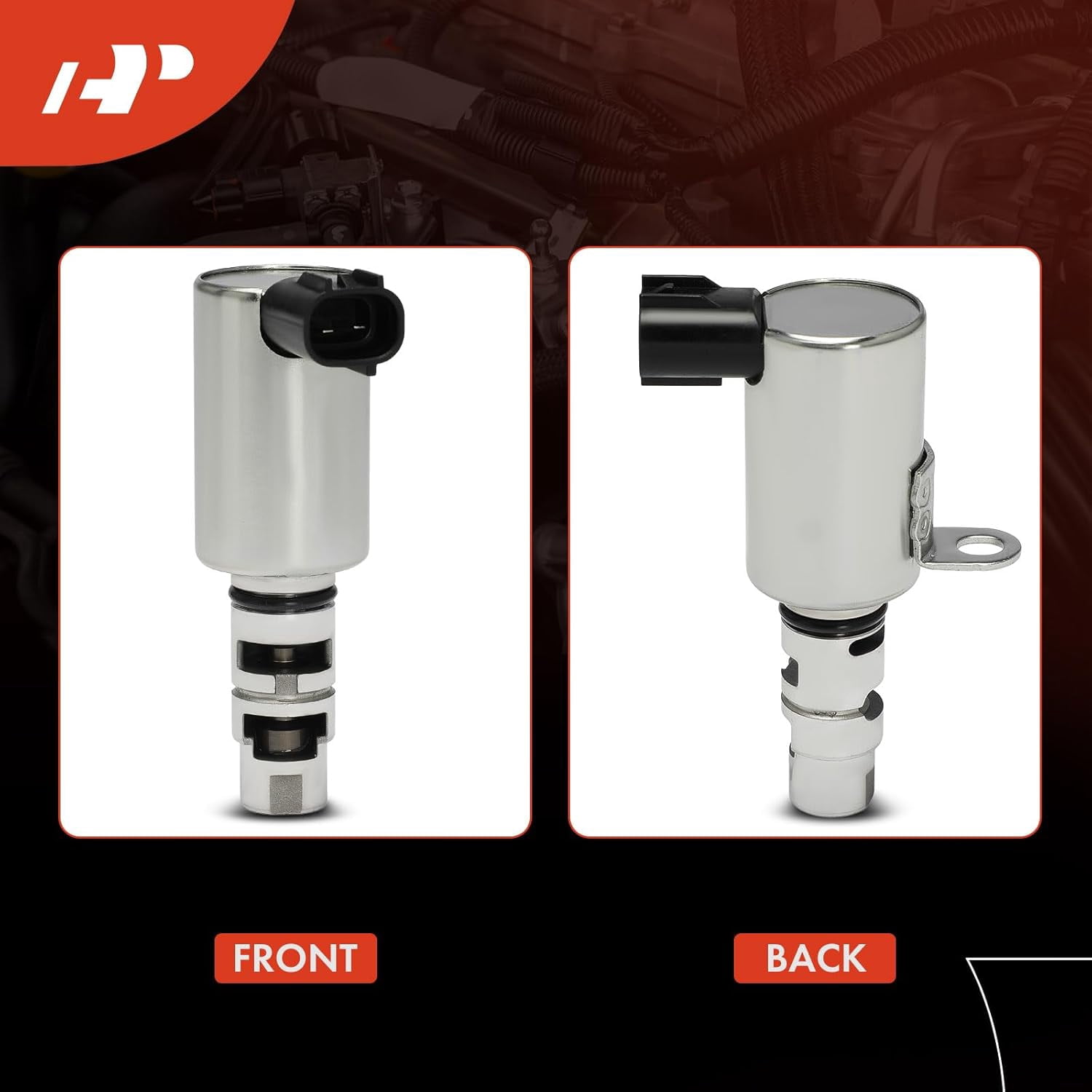 A-Premium Engine Variable Valve Timing (VVT) Solenoid Compatible with Mitsubishi Outlander 2007-2020, 3.0L, Replace# K5T45593, 1028A053