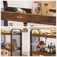 thumbnail image 2 of VASAGLE Carrito de Almacenamiento Estrecho de 3 Niveles, Carro rodante con Ruedas, Marco de Acero, Carrito de Almacenamiento Delgado para Cocina, Comedor, lavadero, pies Ajustables incluidos, Estilo, 2 of 3