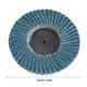 thumbnail image 3 of Disco De Lijado Profesional De 15 Uds, Disco De Lijado 40/60/80, Rueda De Molienda De Grano, Hoja De Amoladora Angular, Azul Oscuro Para Acero Inoxidable, Madera Y Metal Inevent TO004944-00, 3 of 7
