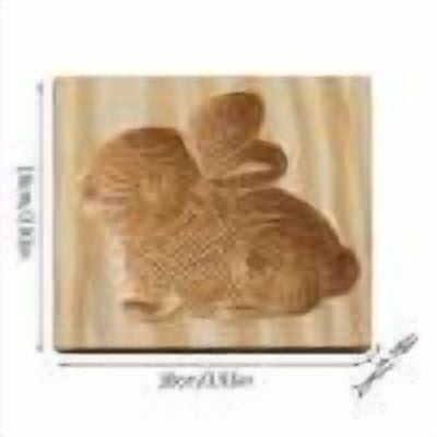 PEONAVET Rubber Mold Die Cutting Conical Model Wooden Gingerbread