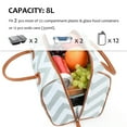 thumbnail image 6 of Flyingstar Insulated Lunch Bag, Reusable Tote Bag for Women & Men & Kids, Fashionable Large Cooler Lunch Bag for Working/School/Picnic, 6 of 7