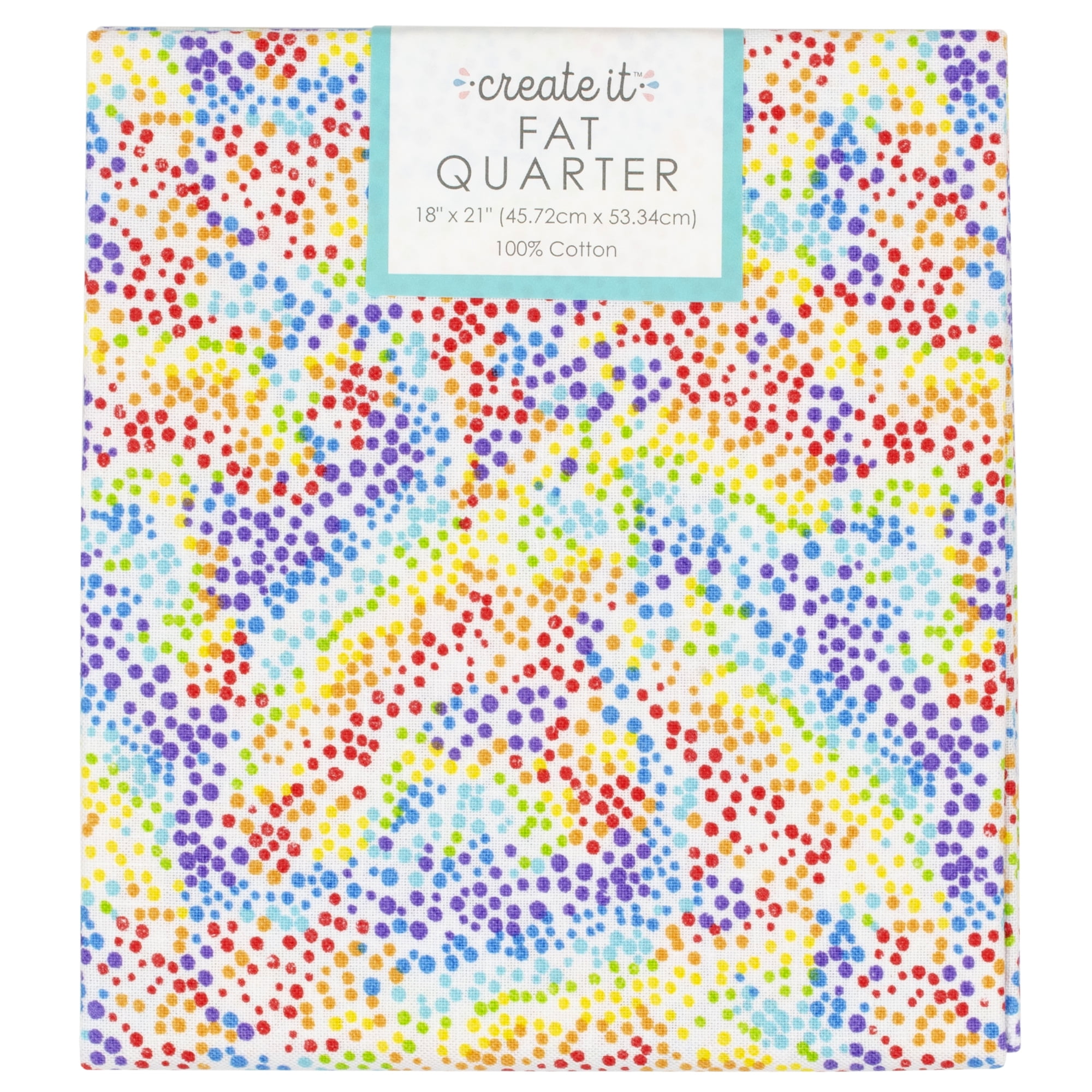 Create It 18"x21" Cotton Novelty Assorted Precut Sewing & Craft Fabric, Blue 30 Pieces