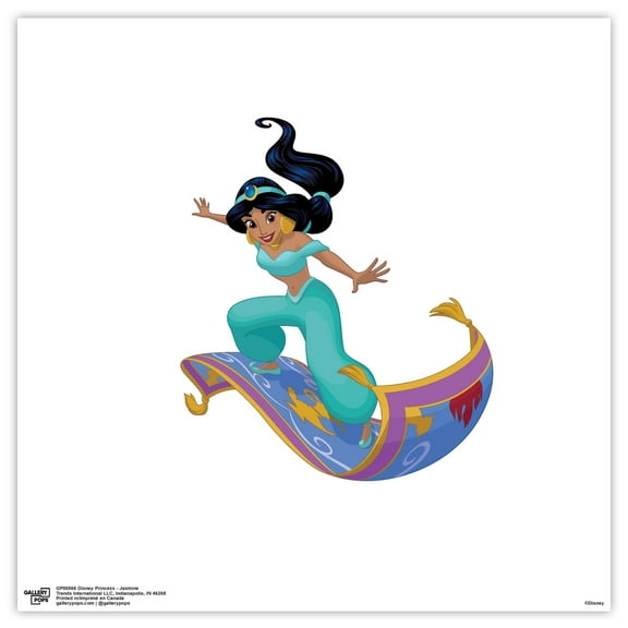 Gallery Pops Disney Princess - Jasmine Wall Art, Unframed Version, 12" x 12"
