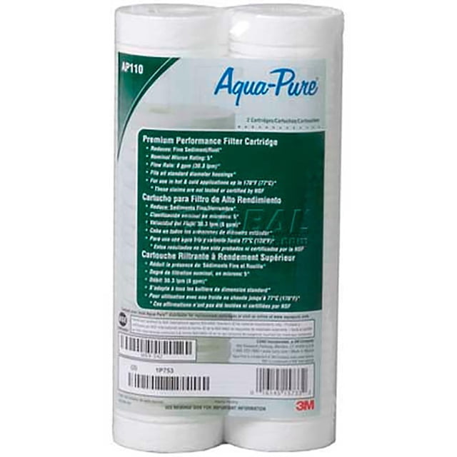 Cartucho de sistema de filtración de agua 3M Aqua-Pure AP110 x2