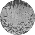 thumbnail image 1 of Ahgly Company Indoor Round Abstract Gray Modern Area Rugs, 7' Round, 1 of 4