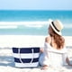 thumbnail image 1 of Ganfancp Tropical Verano Rayas Bolsa de Playa para Mujeres Bolsas Tote Bolsa de Hombro Reutilizable de Comestibles con Bolsillo de Cremallera Ofertas de La Semana 1 X Bolsa de Playa, 1 of 7