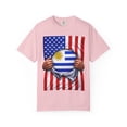 thumbnail image 6 of Uruguay Flag + USA Flag Pride T-shirt | Uruguayan + American Flag Rip 4th Of July | Funny Viral Latino Tees | Unisex - 4 Colors, 6 of 10