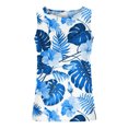 thumbnail image 4 of HaoXianJian Plus Size Mens Workout Tank Top Sleeveless Muscle Shirts Flower Print Running Tank Tees 3X 4X 5X, 4 of 4