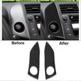 thumbnail image 1 of 2Pcs Carbon Fiber Central Console Side Panel Cover Trim For Toyota RAV4 2006-12, 1 of 5