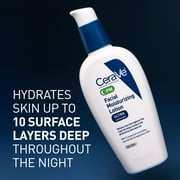 CeraVe Night Cream PM Ultra-Lightweight Moisturizing Lotion with Ceramides Niacinamide Hyaluronic Acid Restores Skin Barrier, 2 fl oz