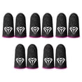thumbnail image 3 of Moyic 5 pares de fundas antihuellas para juegos de teléfonos móviles, guantes reutilizables de punto transpirables de 24 pines a prueba de aceite Videojuegos y accesorios Rosado, 3 of 8