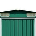 thumbnail image 4 of vidaXL Outdoor Storage Shed Garden Shed Metal Storage Backyard Patio Shed Gray, 4 of 63