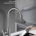 thumbnail image 4 of Kitchen Faucets 304 Stainless Steel Pull Out Kitchen Sink Water Tap Deck Mounted Mixer Heads Hot Cold Taps Third Gear, 4 of 7