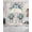 Blue Beige, variant on Blue Spring Floral Swag Curtains for Living Room/Bedroom Windows, Summer Flowers Rustic Kitchen Curtains and Valances Set 36 Inch Length, Light Filtering Swags Valance Curtain Panels
