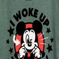 thumbnail image 3 of Disney - Mickey & Friends - Mickey Mouse - I Woke Up This Happy - Wink - Women's Short Sleeve Graphic T-Shirt, 3 of 5