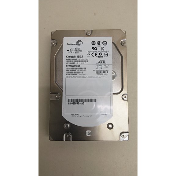 Pre-Owned Seagate EMC ST3600057SS CLAR600 Cheetah 15K.7 600GB 3.5" SAS 2 Enterprise Hard (Good)