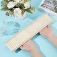 thumbnail image 3 of Miniature Dollhouse Accessories Dollhouse Wallboard Wainscot Interior Paneling Trims Wood Wainscoting for Miniature Houses Small Buildings 17.5x4.7inch Wood, 3 of 6