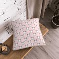 thumbnail image 5 of KLL Cute Rabbit Decorative Throw Pillow Covers Velvet Soft for Couch Sofa Bedroom Living Room Outdoor (No pillow core)- 20"x20", 5 of 5