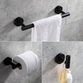 thumbnail image 5 of 3Pcs Bathroom Accessories Set Restroom Towel Bar Holder Toilet Paper Holder and Hook Set Stainless Steel Bath Towel Bar Set, 5 of 10