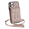 thumbnail image 6 of Asuwish Wallet RFID Blocking PU Leather Cell Phone Case with Tempered Glass Screen Protector, Wrist Strap for iPhone 11 Pro, Rose Gold, 6 of 16