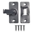 thumbnail image 3 of Stainless Steel 90 Degree Buckle Right Angle Hook Lock Bolts for Sliding Door, 3 of 8