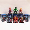 thumbnail image 1 of 6pcs/set Marvel Avengers Naruto One Piece Action Figures Blind Box Toys 8cm Cute Collectible Ornaments Gifts For Children Friend1121 Set He Qiyong unisex, 1 of 1