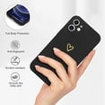 thumbnail image 3 of for iPhone 12 Case Cute Slim Shockproof Phone Case with Wireless Charging Support and Protection, Black, 3 of 14