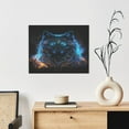 thumbnail image 6 of Naloa Cool Blue Light Wolf Print Canvas Bathroom Wall Art,Bathroom Wall Art Decoration, Canvas Poster Prints,Decorative Paintings for Living Room, Bathroom, Kids Room, 6 of 6