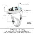 thumbnail image 6 of 925 Sterling Silver Ring Natural Blue Opal Handmade Jewelry, 6 of 10