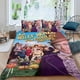 thumbnail image 2 of Willy Wonka Conjunto de sábanas temático, trío de piezas, cómodo y amigable con la piel, diseño único, regalo de decoración para el hogar para familiares, amigos y fans,135cm *200cm, 2 of 6