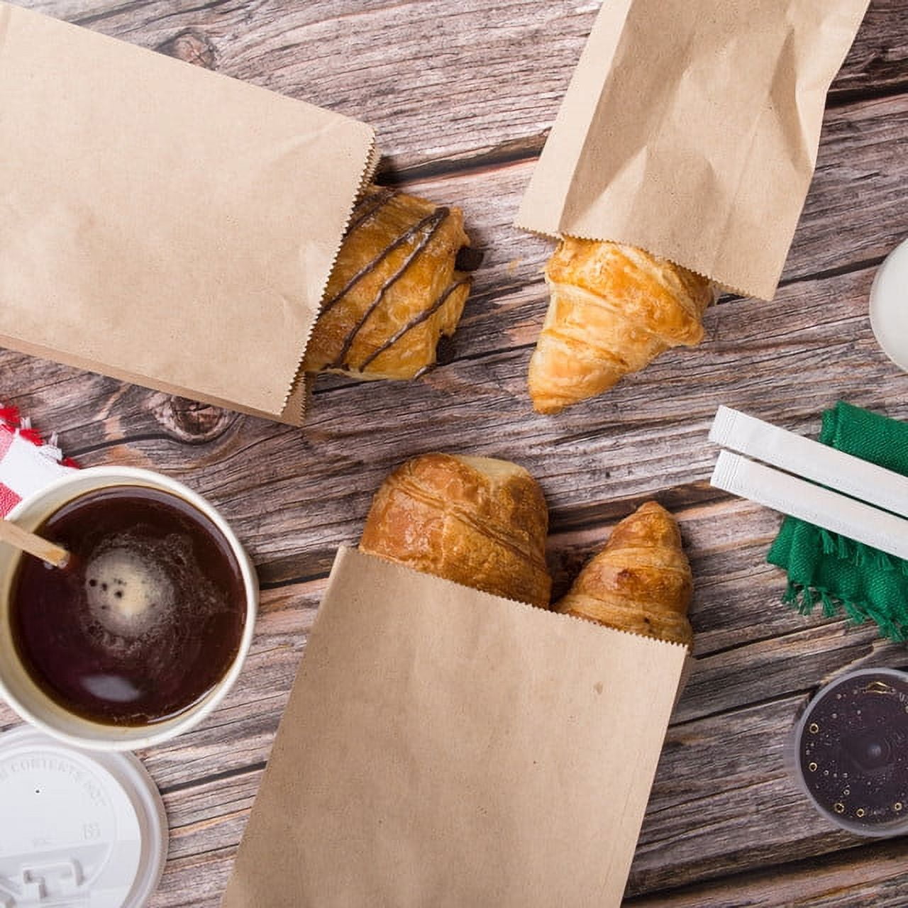 Kitchsy [8 lb - Pack of 1000] Premium Recyclable Paper Bags - Durable & Sustainable Grocery Totes for Shopping & Gifts - Responsibly Sourced & Stylish - Reduce Plastic Waste Now!