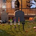 thumbnail image 4 of SXcggal Halloween Solar Garden Resin Courtyard Ground Lighting Colorful Hand Candles Atmosphere Decorative Lights Practical Basic Garden Lamps For Garden, 4 of 6