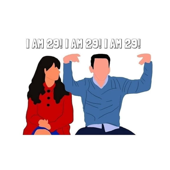 I Am 29 Birthday Edible Image Cake Topper For Quarter Sheet Cake By TNCT