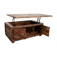 thumbnail image 7 of Pemberly Row Modern Solid Wood Lift Top Coffee Table in Brown, 7 of 7