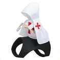 thumbnail image 6 of Halloween Crusader Knight Dog Costume, Medieval Rider Dog Halloween Costumes with Axe-Shaped Detail, Funny Pet Halloween Costumes, Knight Dog Costume for Party Photoshoot (White), 6 of 8