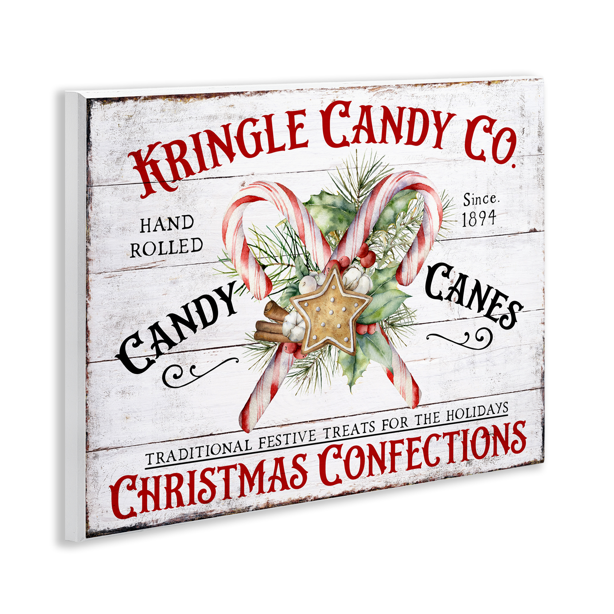 Stupell Industries Fresh Christmas Confections Holiday Painting Unframed Art Prints Wall Art, 14 x 11