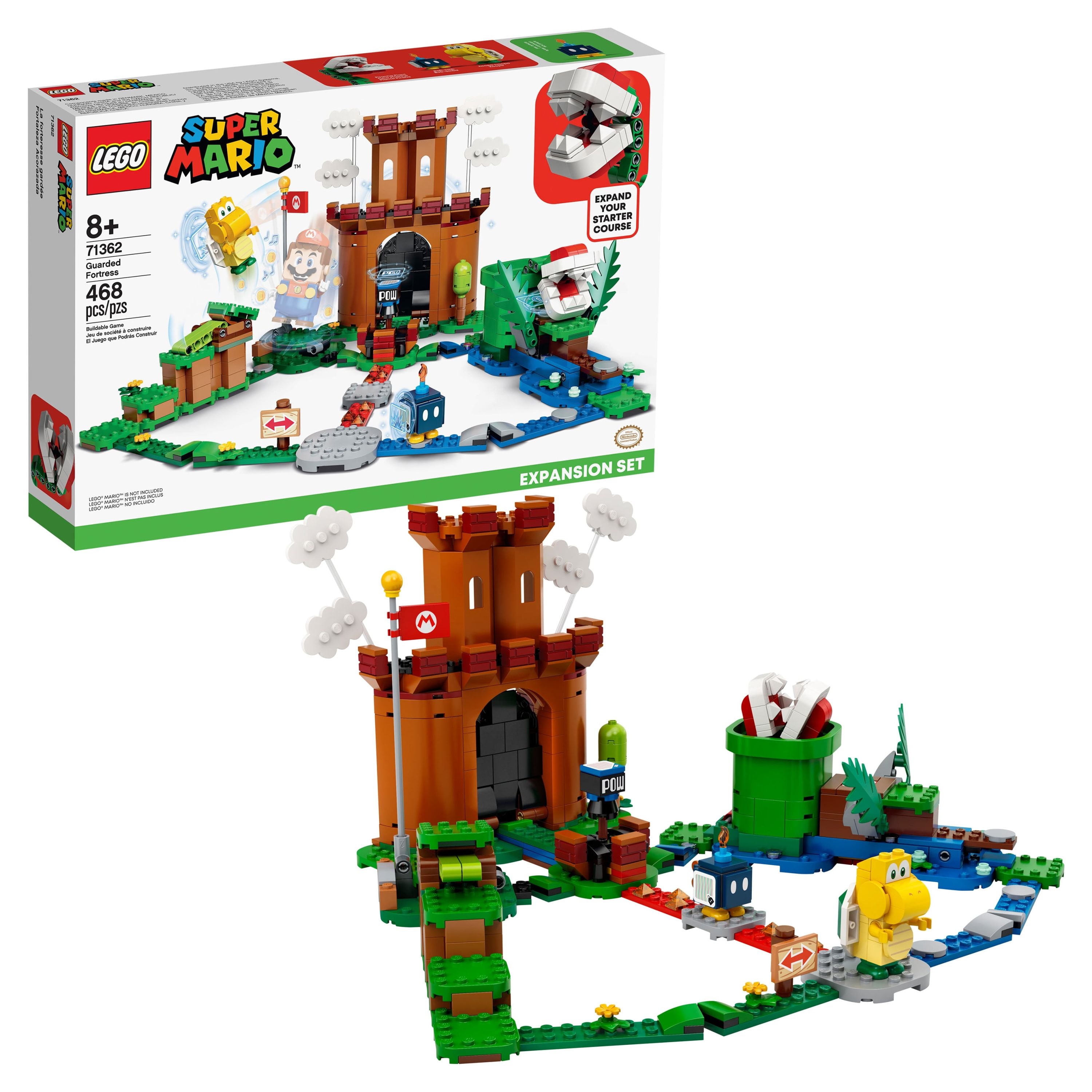 LEGO Super Mario Bowser s Castle Boss Battle Set 71369 Toy for Kids 1 010 Pieces Walmart