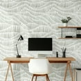 thumbnail image 2 of DAZLUT Green Wallpaper Modern Striped Wallpaper Peel and Stick Wallpaper Vinyl Boho Removable Wallpaper Self Adhesive Wallpaper for Bedroom Waterproof Contact Paper,17.3"×394", 2 of 8
