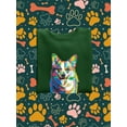thumbnail image 3 of Colorful Welsh Corgi Walking Sweatshirt Men -Image by Shutterstock, Male 3X-Large, 3 of 4
