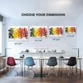 thumbnail image 6 of Kitchen Canvas Wall Art Fruit Picture Dining Room Canvas Painting for Home Wall Decor, Healthy Fruit Food Framed Artwork for Kitchen Restaurant Decoration Ready to Hang (12" Hx18 W), 6 of 6