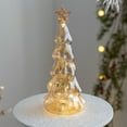 thumbnail image 3 of 2026 New Illuminated Mercury Glass Christmas Trees with LED Lights - 10.2 Inch Silver Christmas Decor for Home Tabletop Centerpiece, Mantel and Party Decorations, 3 of 5